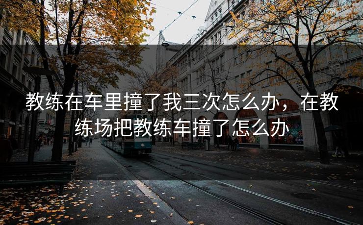 教练在车里撞了我三次怎么办，在教练场把教练车撞了怎么办